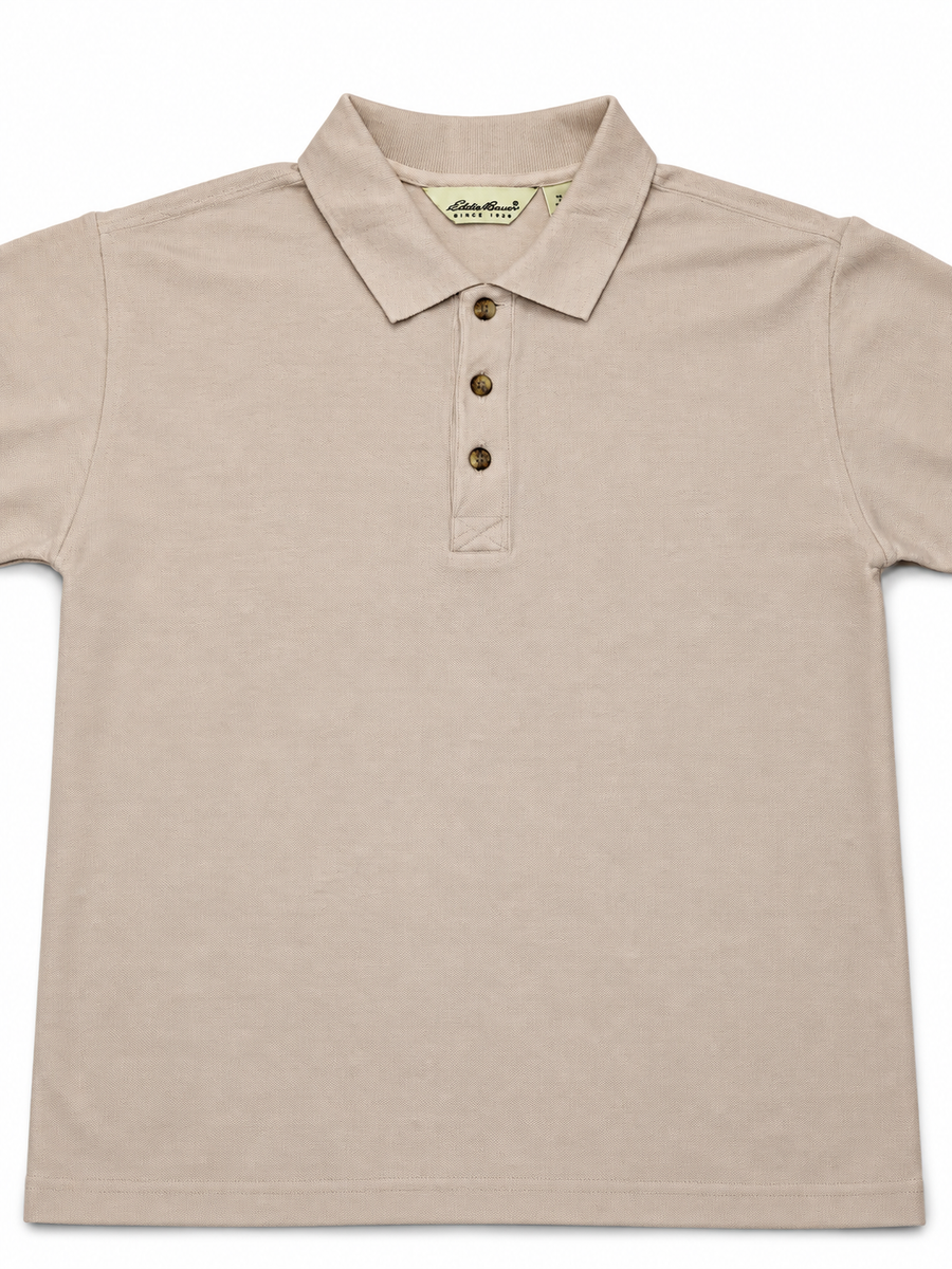 Eddie Bauer Beige Polo Shirt