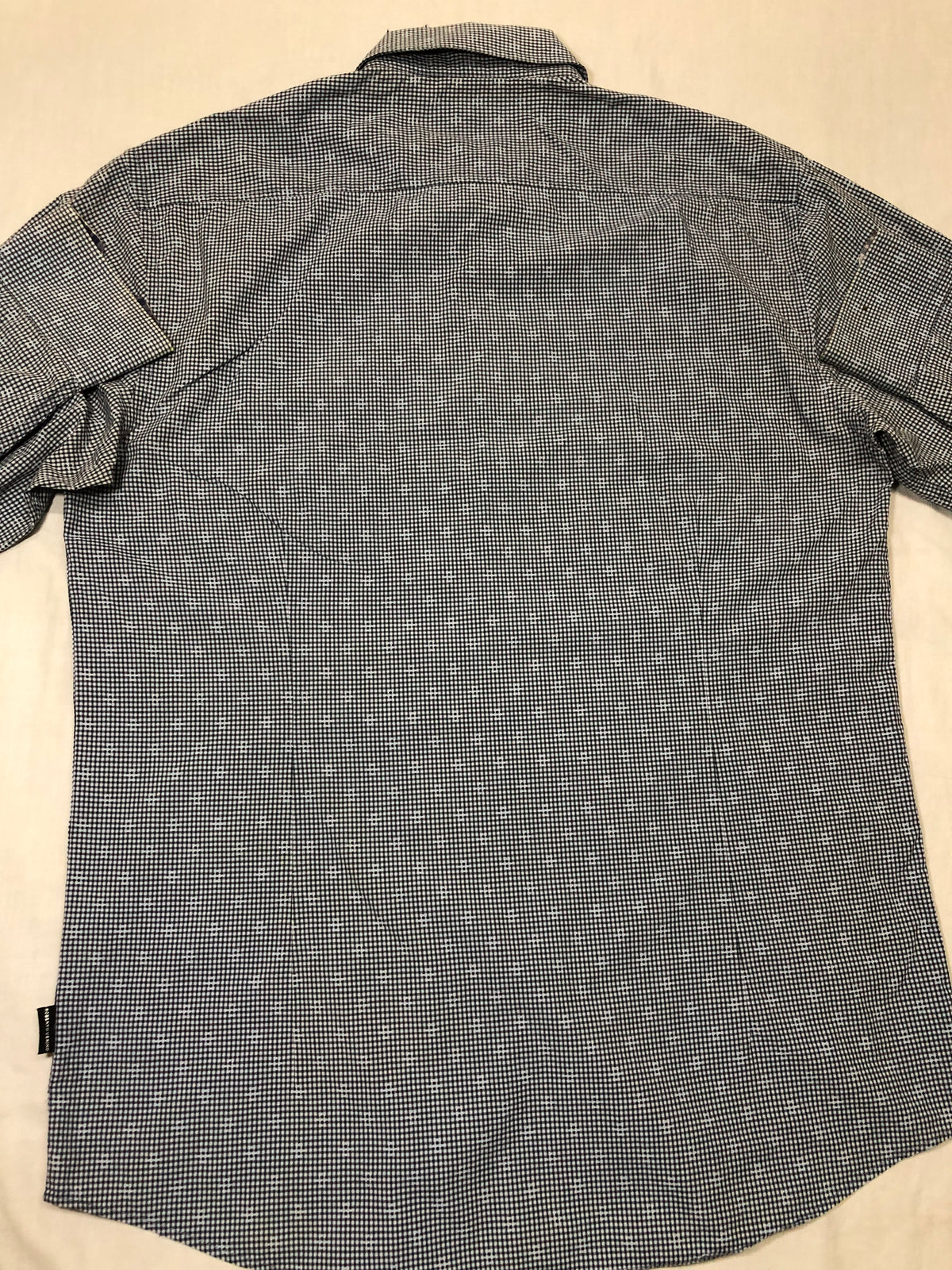 Roberto Verino Black Micro-Check Shirt